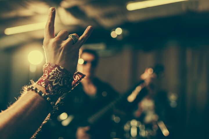 Hand in the air